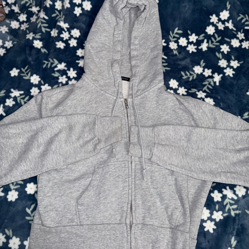 Brandy Melville Gray Utility Jacket